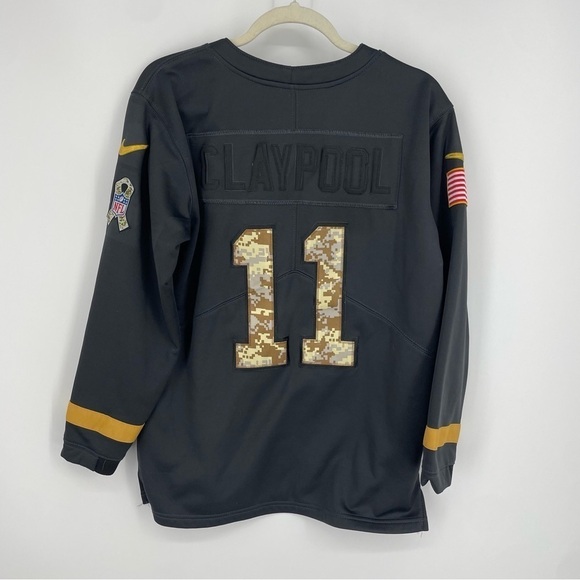 NFL Nike on field Steelers Camo Jersey military #11 Claypool youth boys L - Picture 7 of 7